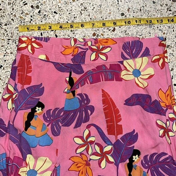 XI 19 Palms Honolulu Hawaii pink palm kohala resort maxi skirt small… - Picture 9 of 10